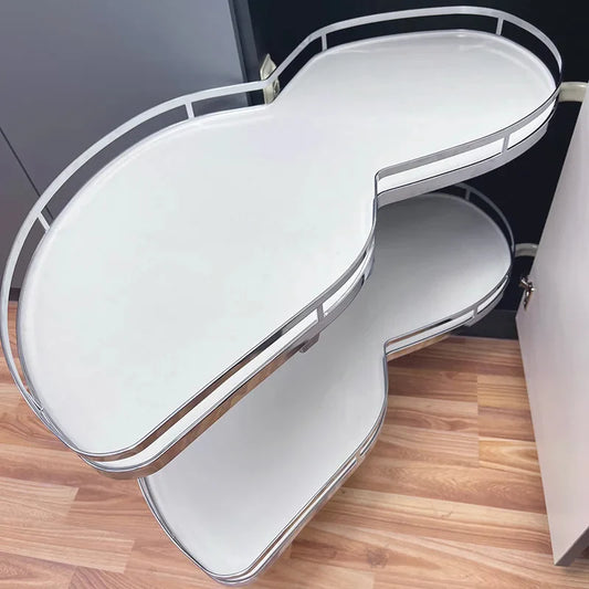 Blind corner cabinet organizer soft close