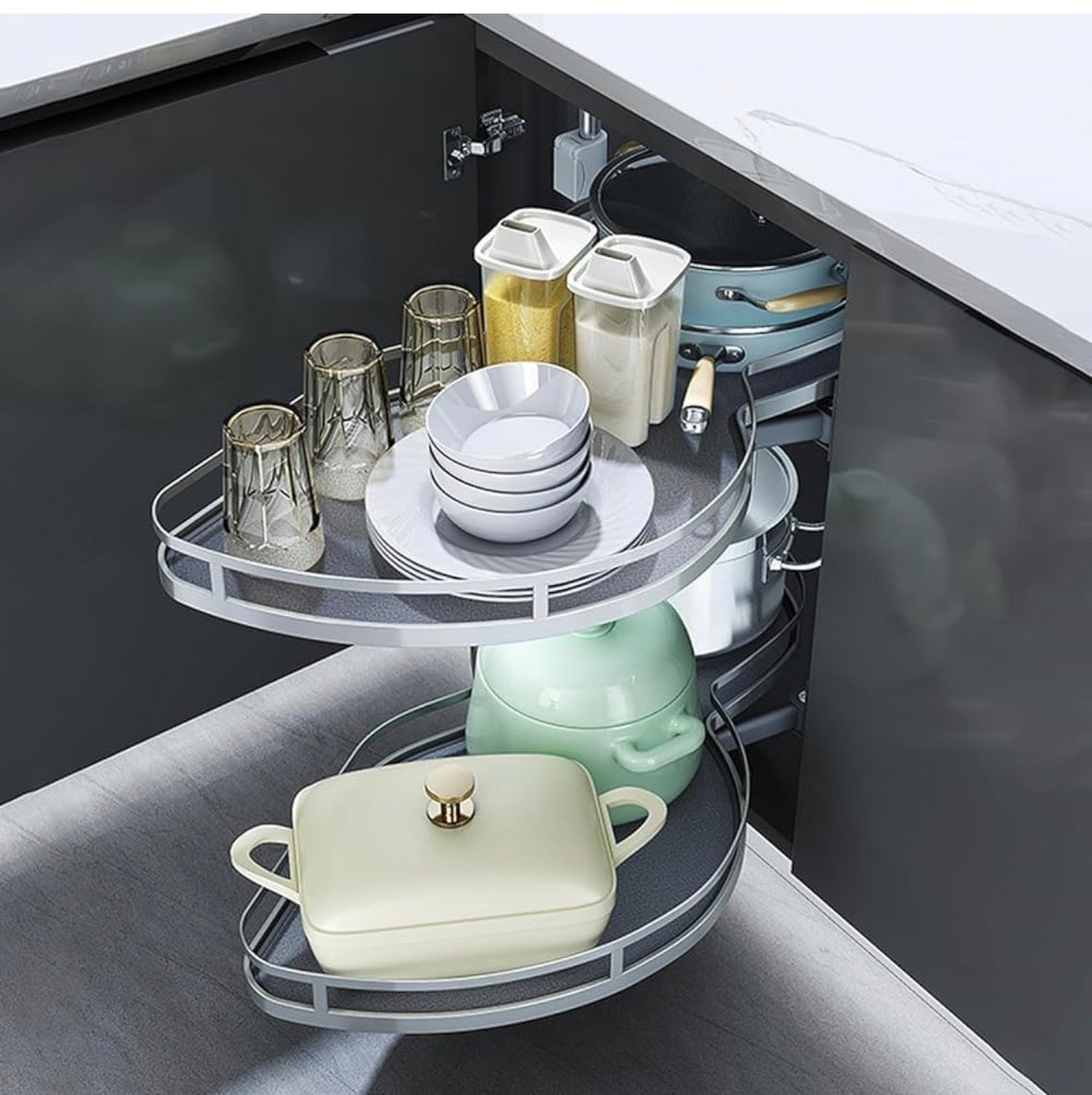 Blind Cabinet Organizer